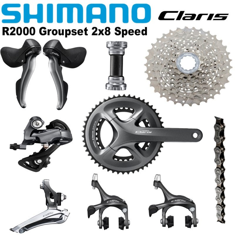Shimano Claris R2000 Groupset 2x8 Speed HG50 Ca